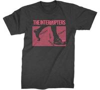 The INTERRUPTERS Fight The Good Fight T Shirt Kings Road Merch Black Manches Courtes(Large)