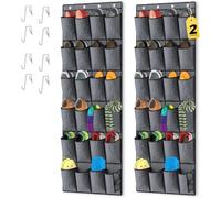The Inventions Emporium Range chaussures suspendu derrière la porte - Porte chaussures suspendu idéal pour rangement chaussure porte, dressing, armoire de rangement vêtements ou placard (2)