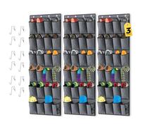 The Inventions Emporium Range chaussures suspendu derrière la porte - Porte chaussures suspendu idéal pour rangement chaussure porte, dressing, armoire de rangement vêtements ou placard (3)