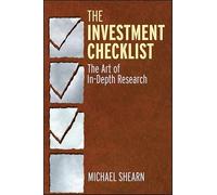 Checklist d'investissement – L'art de la recherche approfondie – Wiley-VCH