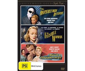 The Invisible Man Returns / The Invisible Woman / Man of a Thousand Faces [ Origine Australien, Sans Langue Francaise ]