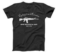 The Irish Army Est Ireland Pride Gaelic Celtic Black Basic Men's T Shirt Size XXL