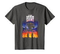 The Iron Giant Poster T-Shirt, Enfant, Asphalte, 8 Ans