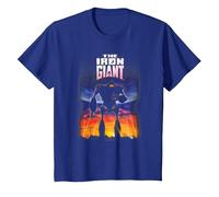The Iron Giant Poster T-Shirt, Enfant, Bleu Royal, 2 Ans