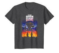 The Iron Giant Poster T-Shirt, Enfant, Chiné Foncé, 2 Ans