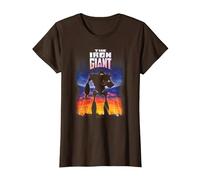 The Iron Giant Poster T-Shirt, Femme, Marron, XL
