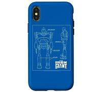 The Iron Giant Schematic Coque pour iPhone X/XS