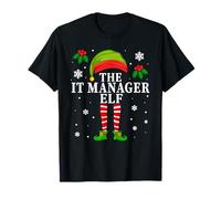 The IT Manager Elf Christmas Matching T-Shirt