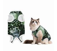 The Ivy of The Mysterious River Combinaison chirurgicale pour chien et chat, 100 % coton respirant avec imprimés mignons, animaux domestiques mâles et femelles, taille M