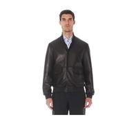 The Jack Leathers - Blouson en cuir réversible avec intérieur en néoprène - Homme - Vestes - Noir - Taille: 3XL
