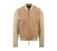 The Jack Leathers, Homme, Vestes, Beige, Taille: XL Albert Knit Jacket