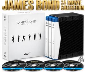 The James Bond Collection - 24 Film Box Set - (Sean Connery / Daniel Craig / Pierce Brosnan / Roger Moore / Timothy Dalton / George Lazenby) - (Quantum of Solace - Region B) [Blu-ray] [Region Free]