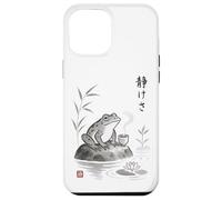 Thé Japonais Sumi-e Frog Tea Art Zen Ink Wash Serenity Coque pour iPhone 12 Pro Max
