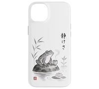 Thé Japonais Sumi-e Frog Tea Art Zen Ink Wash Serenity Coque pour iPhone 14 Plus