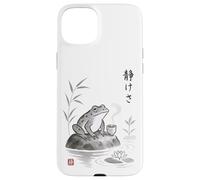 Thé Japonais Sumi-e Frog Tea Art Zen Ink Wash Serenity Coque pour iPhone 15 Plus