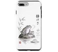 Thé Japonais Sumi-e Frog Tea Art Zen Ink Wash Serenity Coque pour iPhone 7 Plus/8 Plus