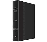 The Jeremiah Study Bible, Niv (Large Print, Black W/ Burnished Edges) Leatherluxe W/Thumb Index