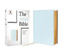 The Jesus Bible, NIV Edition, Leathersoft over Board, Blue, Comfort Print