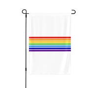The Jewish Flag Drapeau de jardin printanier - Décoration extérieure vibrante pour votre porche, cour et terrasse - Parfait pour le printemps, l'été et toute l'année 71,1 x 101,6 cm