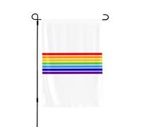The Jewish Flag Drapeau de jardin printanier - Drapeaux de cour vibrants pour l'extérieur, décoration extérieure printanière parfaite et décorations de cour de Pâques