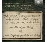 The John Reading Manuscripts of Dulwich College