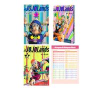 THE JOJOLANDS Manga Vol 1 - 3 Collection ( Japanese Edition ) with Hiragana Chart