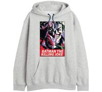 The Joker MEBATMBSW036 Sweatshirt à Capuche, Gris Melange, XL Homme
