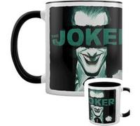 The Joker Tasse Put on a Happy Face Intérieur de couleur noire blanc Blanc G