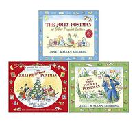 The Jolly Pocket Postman, The Jolly Christmas Postman et The Jolly Postman par Allan Ahlberg et Janet Ahlberg, ensemble de 3 livres