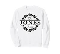 The Jones Family Nom de Famille Vacances Groupe Assorti Sweatshirt