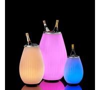 The Joouly 50 Hautparleur Bluetooth avec lumière en 9 couleurs changeables contrôlable par application refroidisseur de boissons batterie 5550 mAh (environ 11 heures d'autonomie) Jooulys modèle 2021
