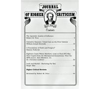 The Journal of Higher Criticism Volume 18 Number 2