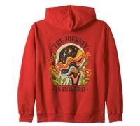 The Journey is Inward - Art de méditation Vintage des années 70 Sweat à Capuche