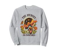 The Journey is Inward - Art de méditation Vintage des années 70 Sweatshirt