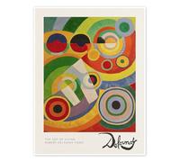 The Joy of Living (Rythme, joie de vivre) Poster de Robert Delaunay 13 x 18 cm Déco colorée Tableaux Décoration murale