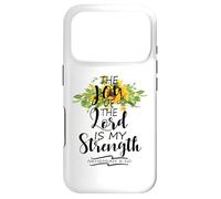 The Joy of The Lord is My Strength Écriture Verset Néhémie Coque pour iPhone 17 Pro