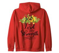 The Joy of The Lord is My Strength Écriture Verset Néhémie Sweat à Capuche