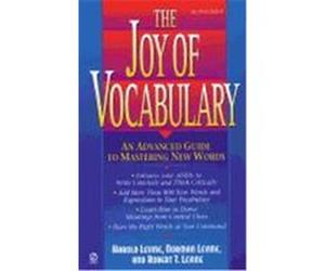 The Joy of Vocabulary Harold Levine, Norman Levine, Robert T. Levine (Auteur)