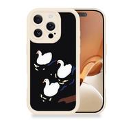 The Joyful White Swan phone case All-inclusive protection TPU for iPhone 16