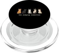 The Judging Committee Cat Lovers Panneau de Jugement pour propriétaire d'animaux PopSockets PopGrip pour MagSafe