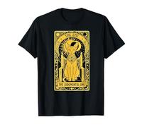 The Judgmental One Card Sphinx Cat Art Nouveau Occulte T-Shirt