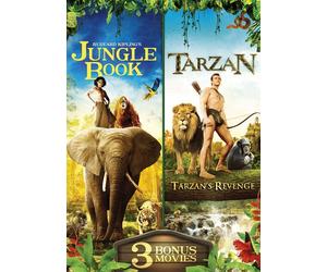 The Jungle Book & Tarzan with 3 Bonus Movies