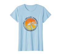The Karate Kid Tournoi de Karaté All Valley T-Shirt, Femme, Bleu Céleste, XS