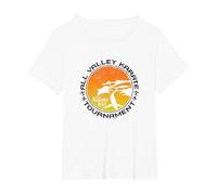 The Karate Kid Tournoi de Karaté All Valley T-Shirt, Femme Grandes Tailles, Blanc, 5X