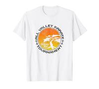 The Karate Kid Tournoi de Karaté All Valley T-Shirt, Homme, Blanc, 5XL