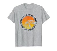 The Karate Kid Tournoi de Karaté All Valley T-Shirt, Homme, Gris Chiné, XXL
