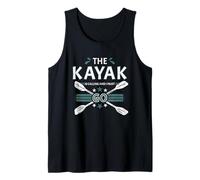 The Kayak is Calling and I Must Go Whitewater Kayak Débardeur