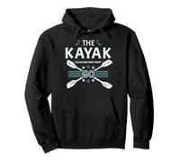 The Kayak is Calling and I Must Go Whitewater Kayak Sweat à Capuche