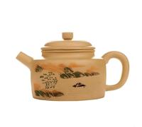 Thé Kettle Pot Creative Handmade Purple Clay Original Mineral Purple Clay Pot Household Kung Fu Tea Set peint à la main pour l'infuseur