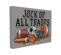 The Kids Room by Stupell Jock of All Trades Balles de sport sur toile 40,6 x 50,8 cm